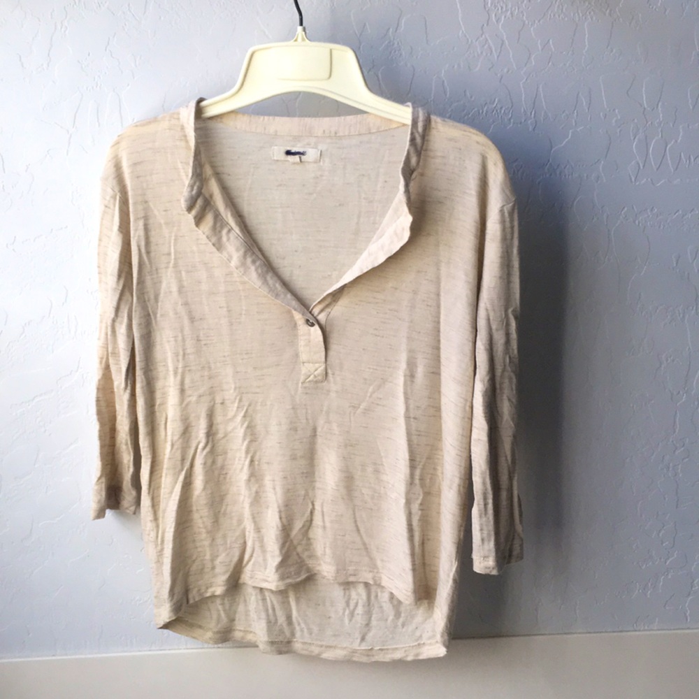 Madewell Henley-style tee